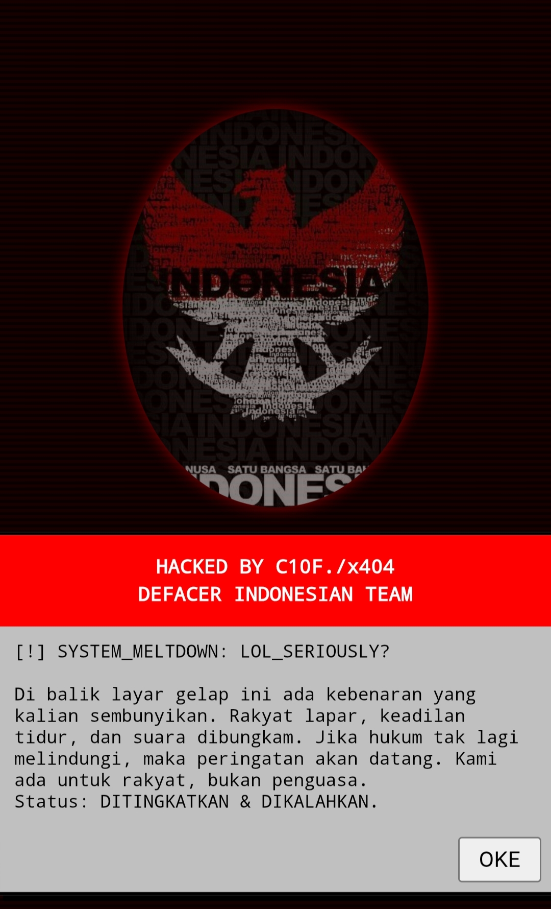 C10F./x404 Defacer Indonesian Team