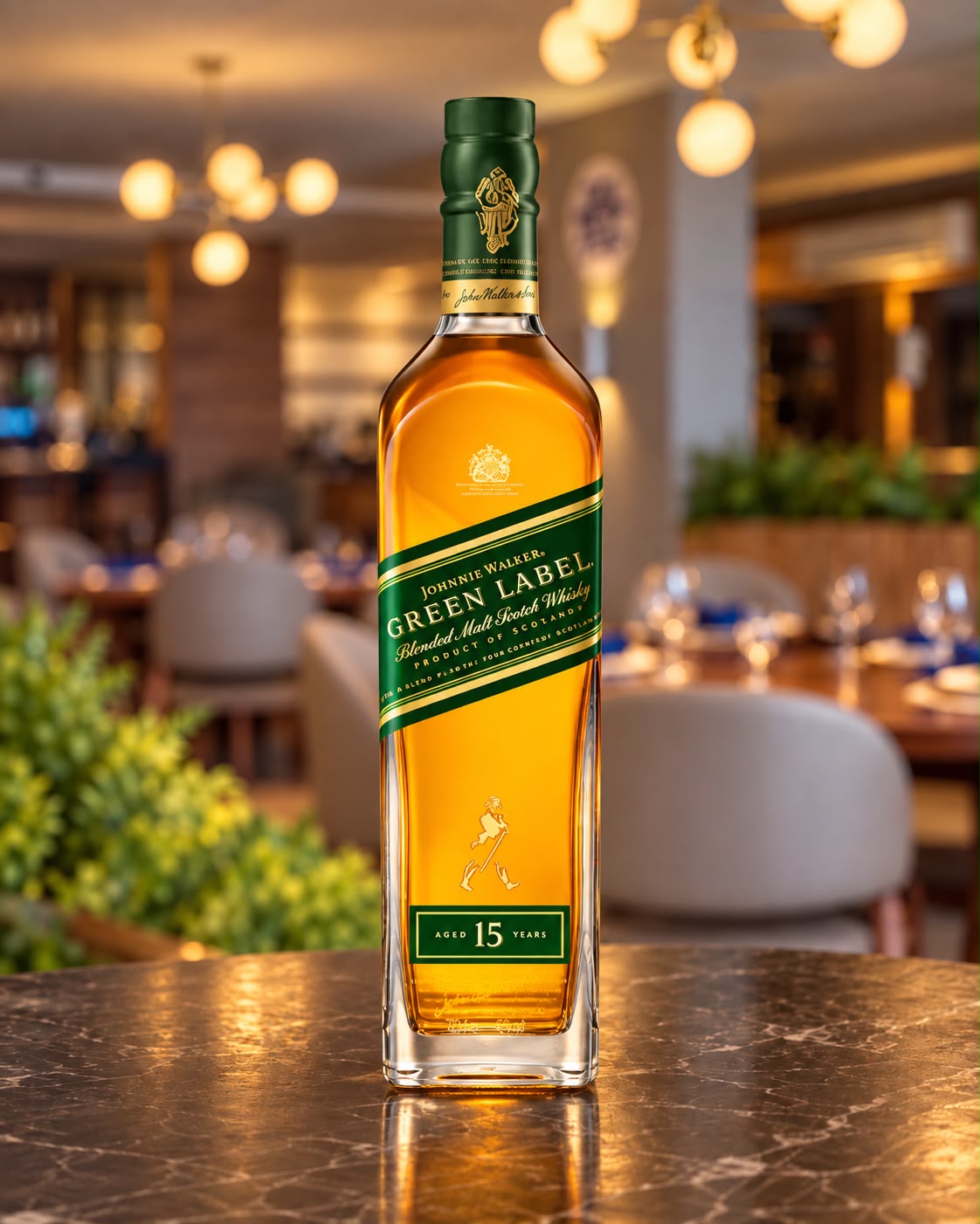 985-JOHNNIE WALKER GREEN LABEL - LITRO